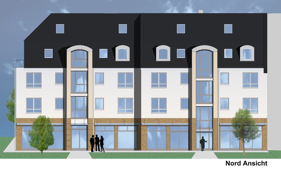 Wohnhaus mit Ladenlokalen